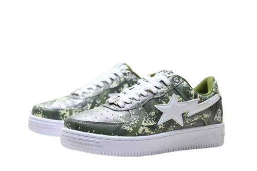 BAPE STA “Green Camo Patent”