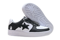 BAPE STA “Black & White Embossed Leather”