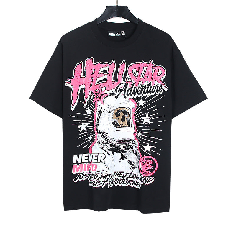T-SHIRT HELLSTAR ADVENTURE NOIR | L'Exploration Ténébreuse