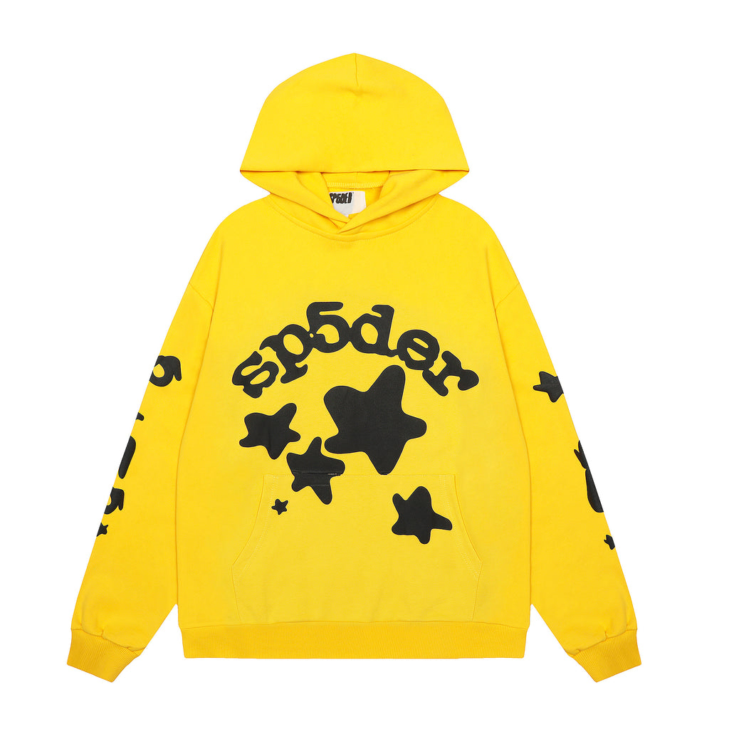 SP5DER BELUDA HOODIE 'GOLD' | L'Excellence Métallique