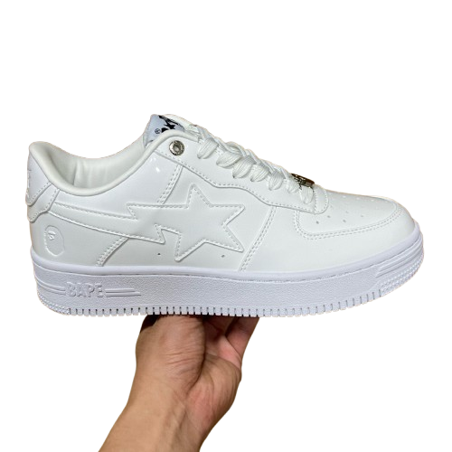 BAPE STA “Triple White Patent”