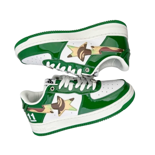 BAPE STA “Green Camo Ape Head”