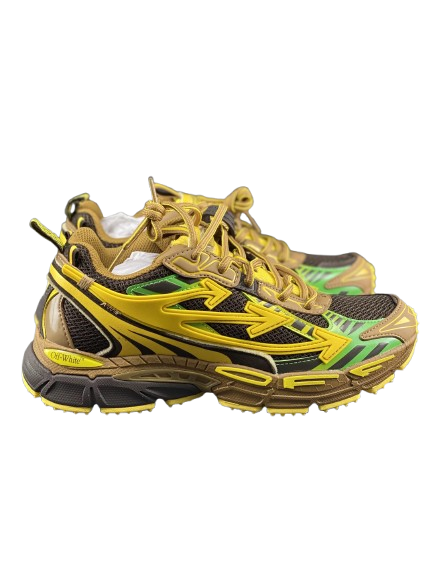 Off-White Odsy – Brown / Yellow / Green