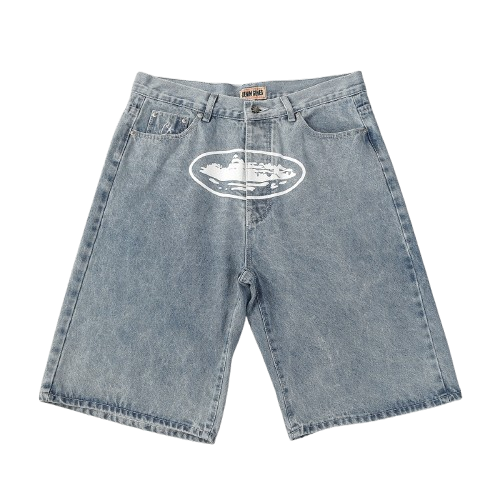 Corteiz shorts en Jean Denim
