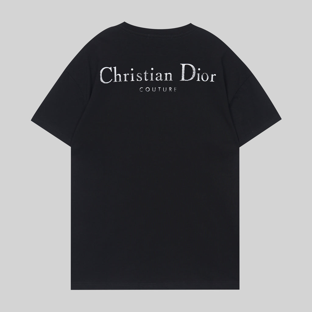T-SHIRT CHRISTIAN DIOR NOIR ET BLANC | La Dualité Élégante