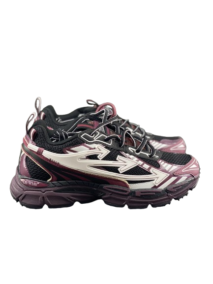 Off-White Running Style – Black / Burgundy / Cream