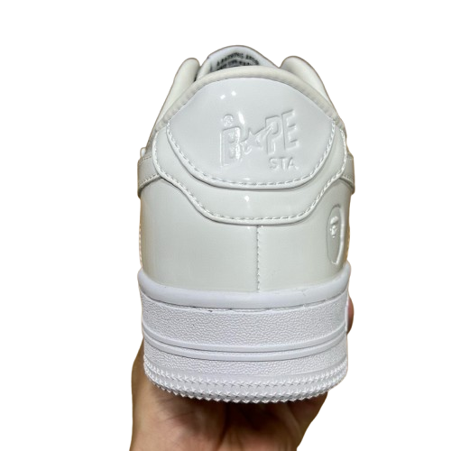 BAPE STA “Triple White Patent”