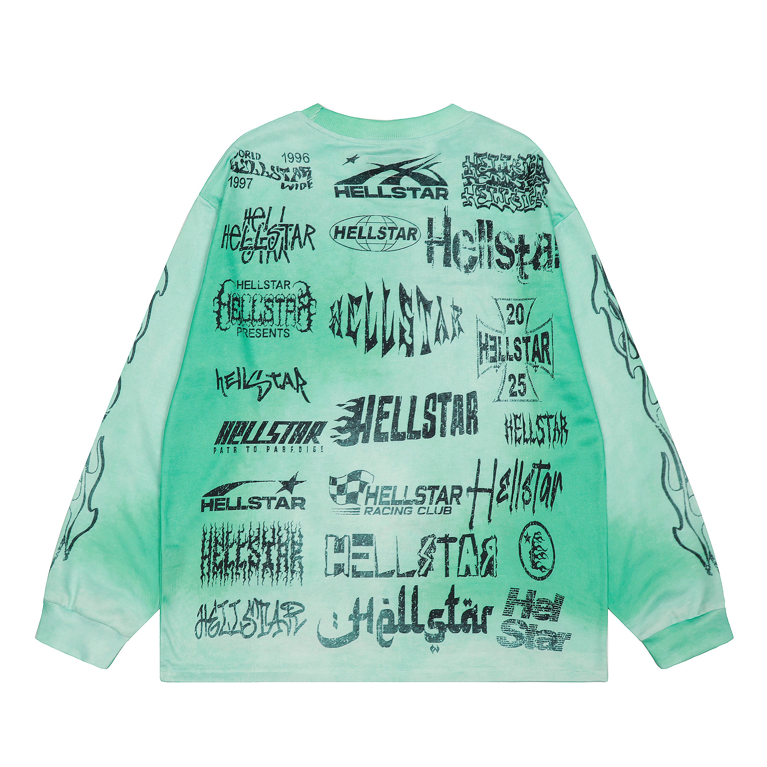 T-SHIRT MANCHES LONGUES HELLSTAR AIRBRUSH BONES | L'Art Squelette Révélé