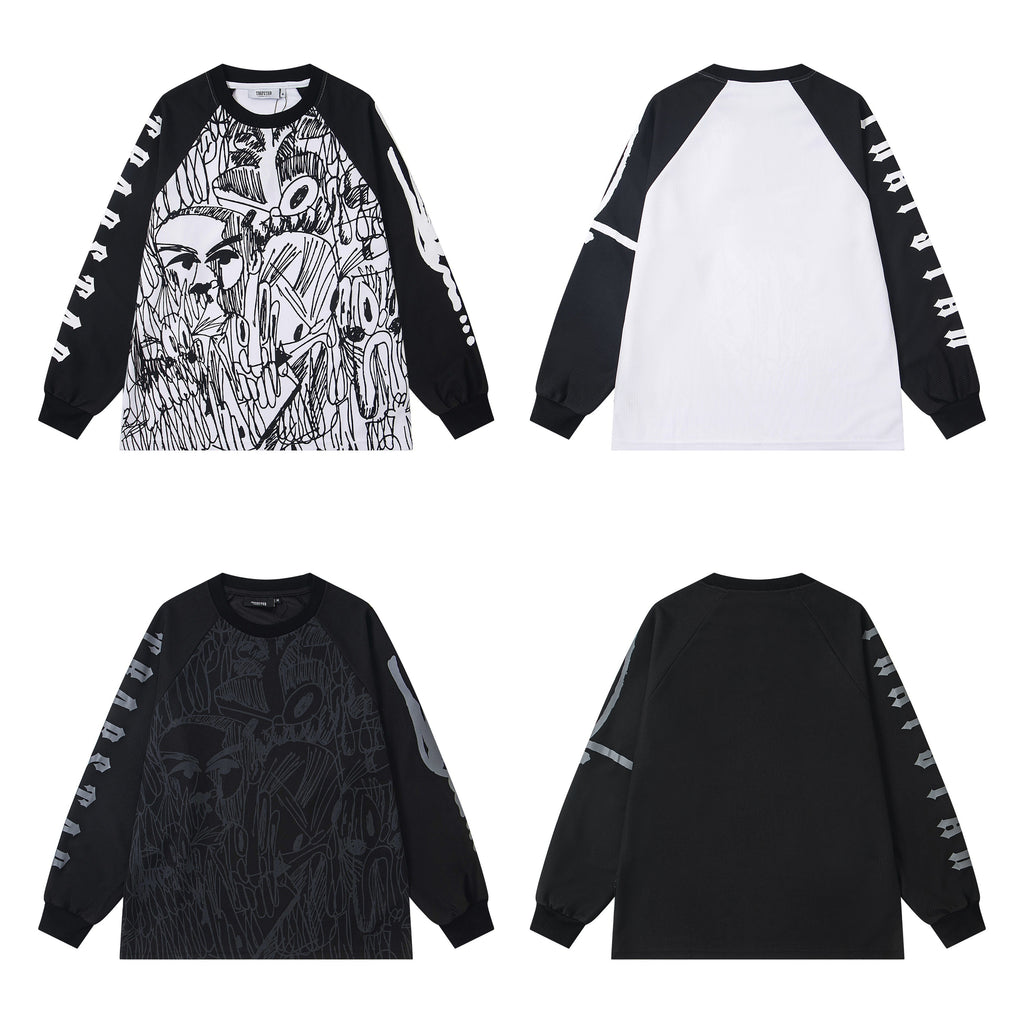 T-shirt à manches longues Trapstar X Slawn Waffle