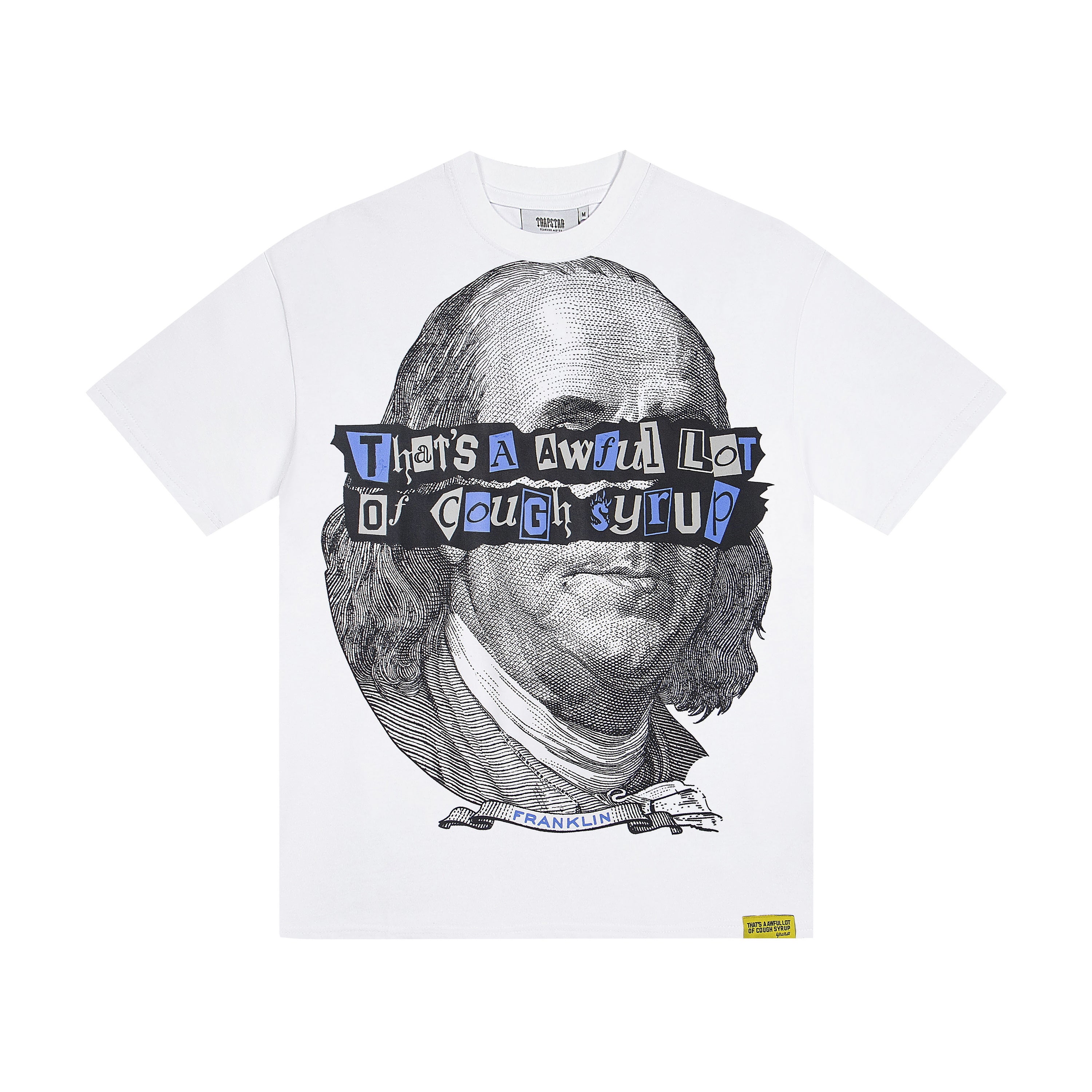 T-SHIRT TRAPSTAR X COUGH SYRUP BENJAMIN FRANKLIN | L'Icône Réinventée