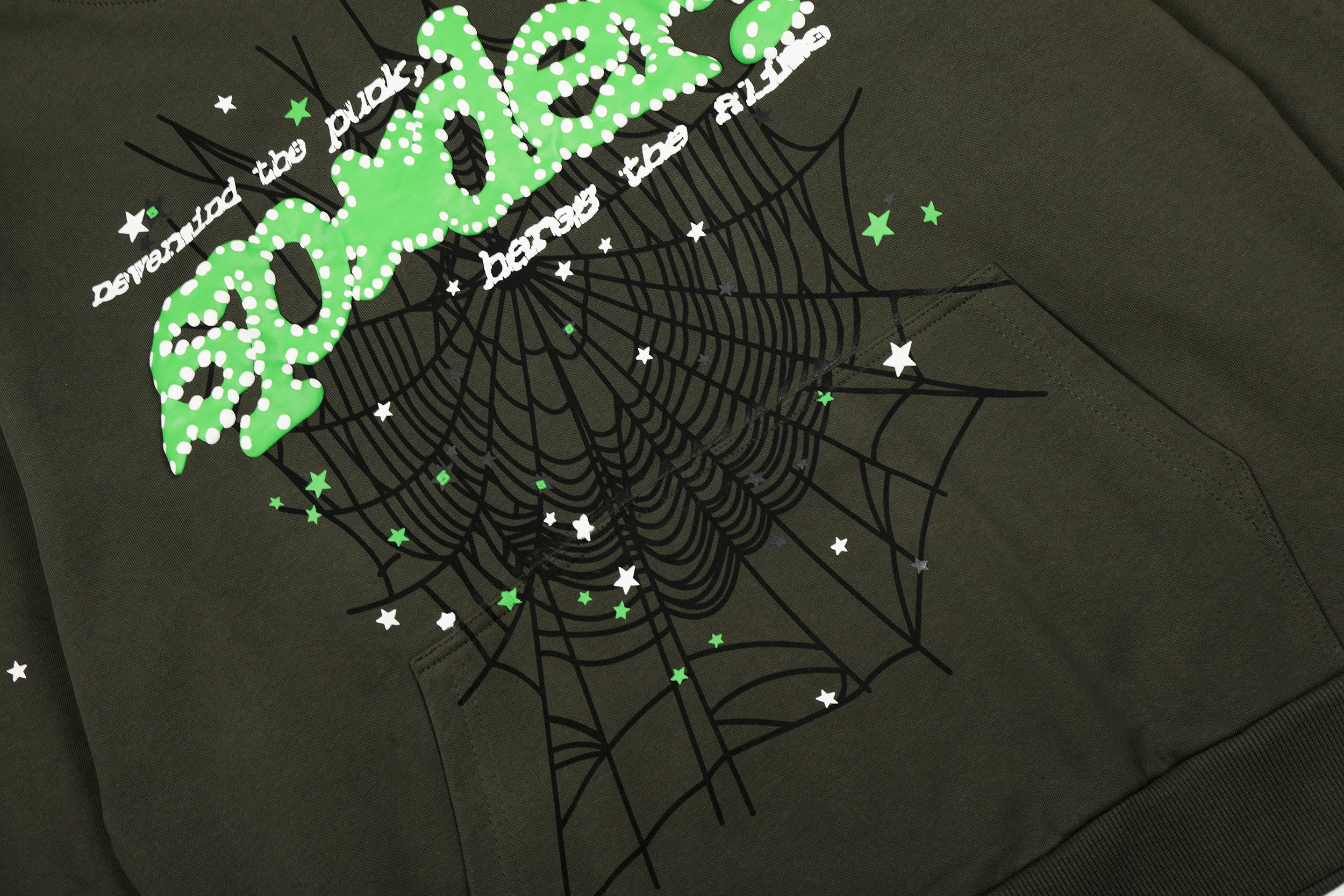 Sp5der Punk V2 Hoodie ardoise