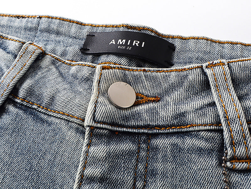 JEANS AMIRI MX1 PAINTER BLEU | L'Artisanat Rebelle