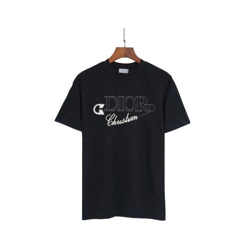 T-SHIRT CHRISTIAN DIOR NOIR | L'Élégance Gothique