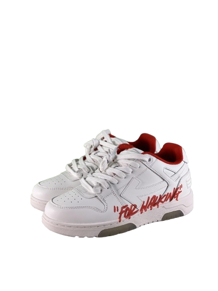 Off-White Out of Office – White / Red “For Walking”