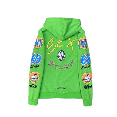 SWEAT CHROME HEARTS x MATTY BOY SEX RECORDS 'VERT' | L'Alliance Audacieuse