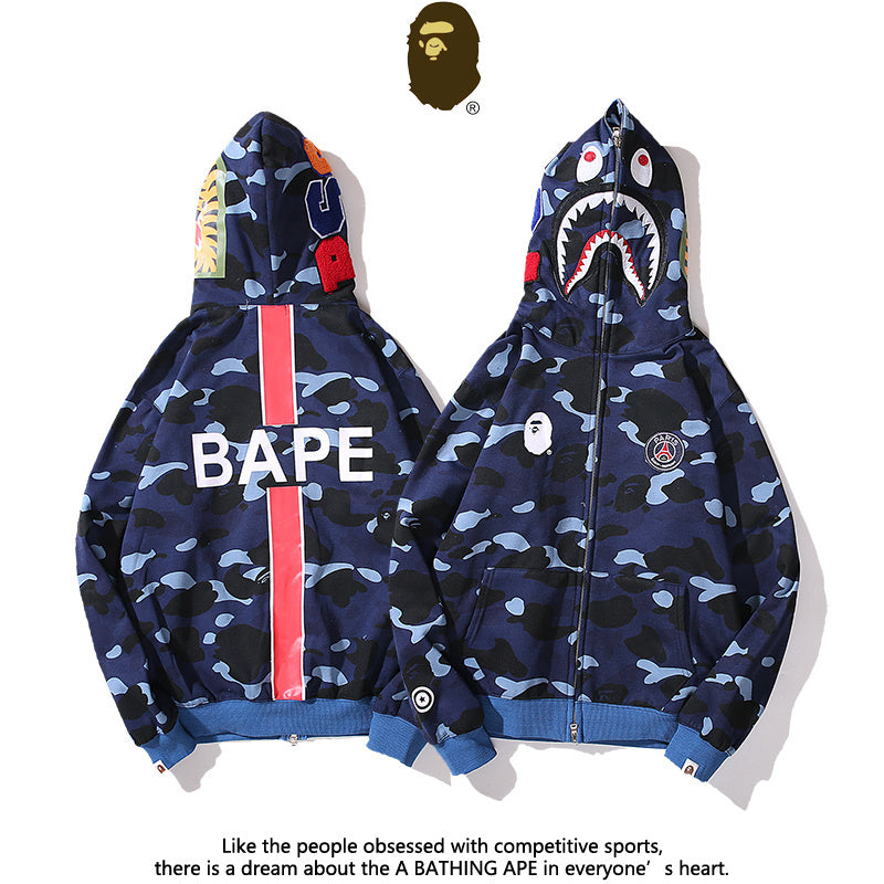 Hoodie BAPE Shark x PSG - Édition Collector