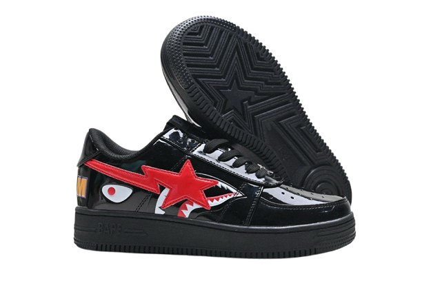BAPE STA “Shark Black Red”
