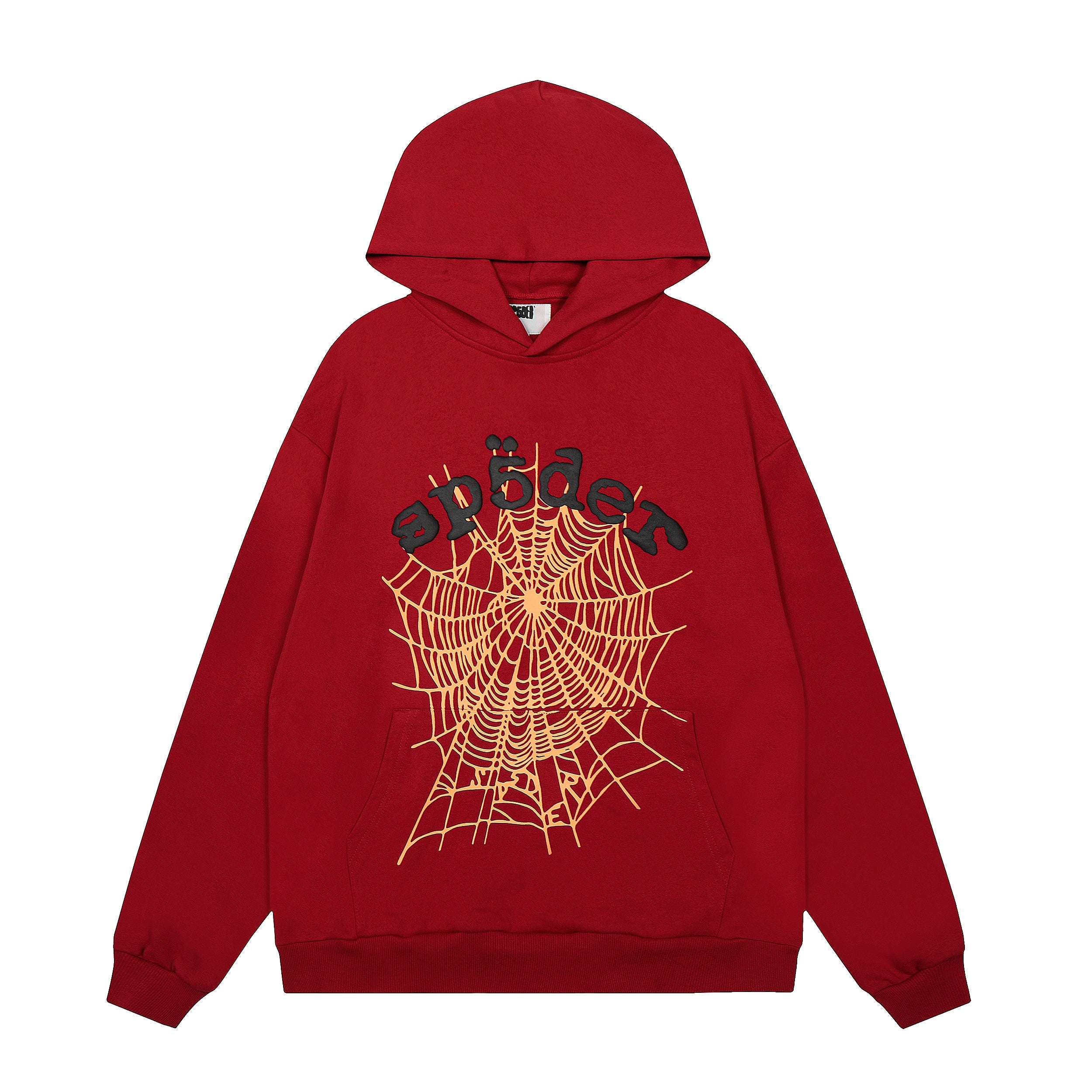 SP5DER OG WEB V2 HOODIE ROUGE | La Passion en Couleur