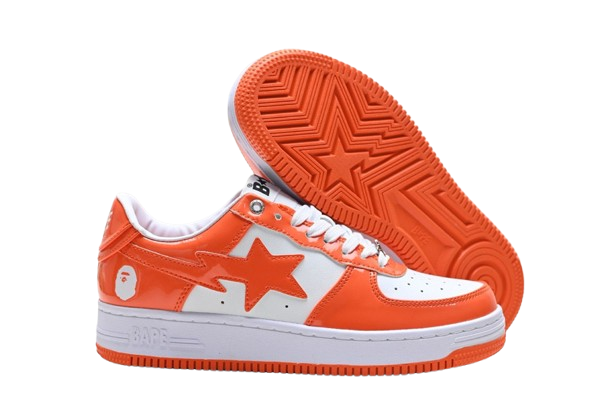 BAPE STA “Orange Patent”