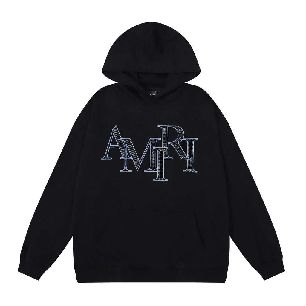SWEAT AMIRI STAGGERED LOGO | L'Icone du Luxe Déstructuré