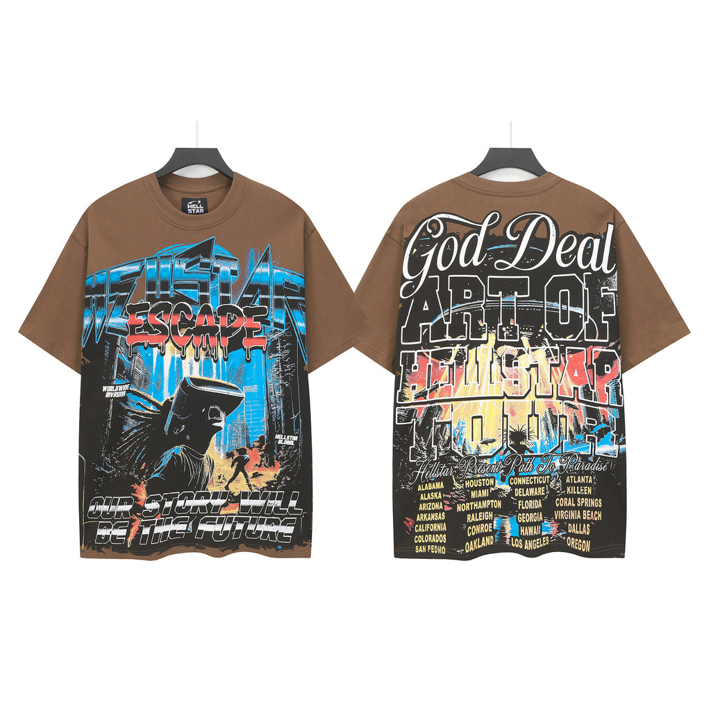 T-SHIRT HELLSTAR ESCAPE | L'Évasion des Ombres