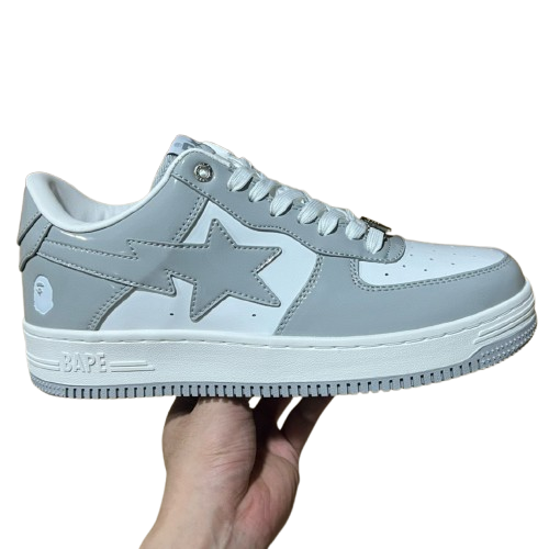 BAPE STA – Grey & White