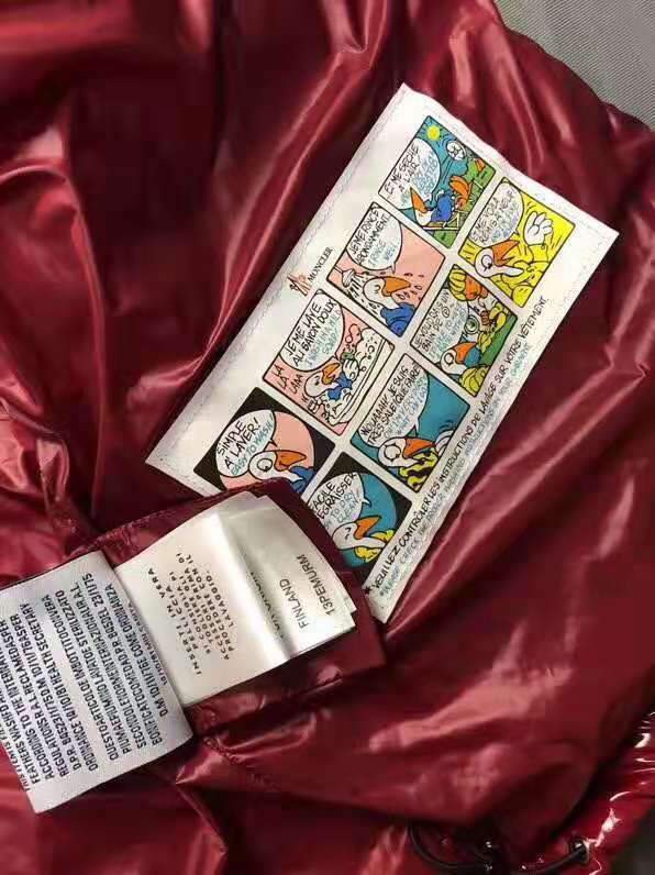 DOUDOUNE MONCLER MAYA ROUGE - ICÔNE AUDACIEUSE