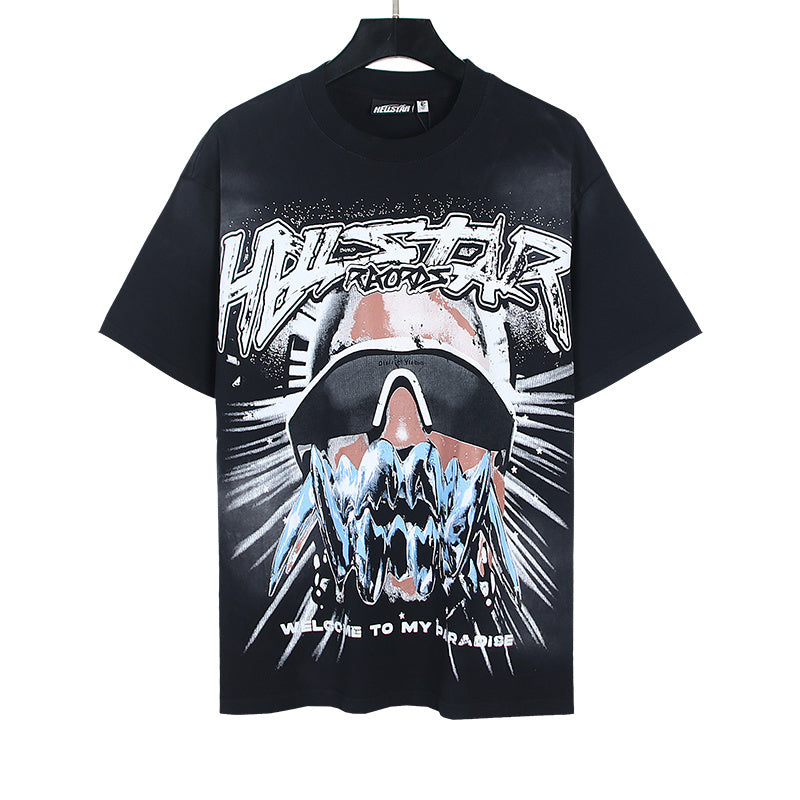 T-SHIRT HELLSTAR "WELCOME TO PARADISE" | L'Ironie Infernale