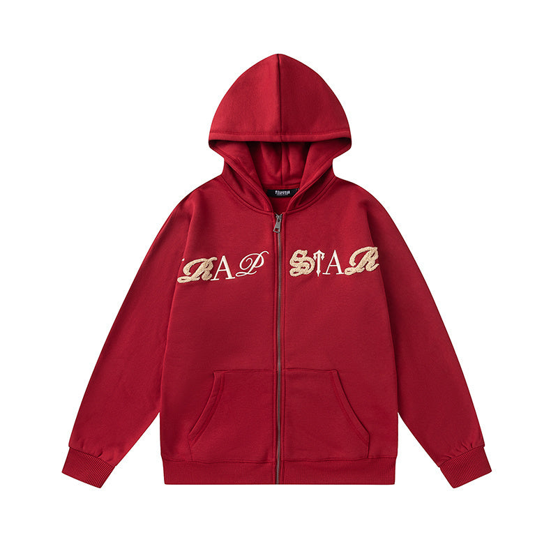 Ensemble trapstrar - script zip through hoodie tracksuit