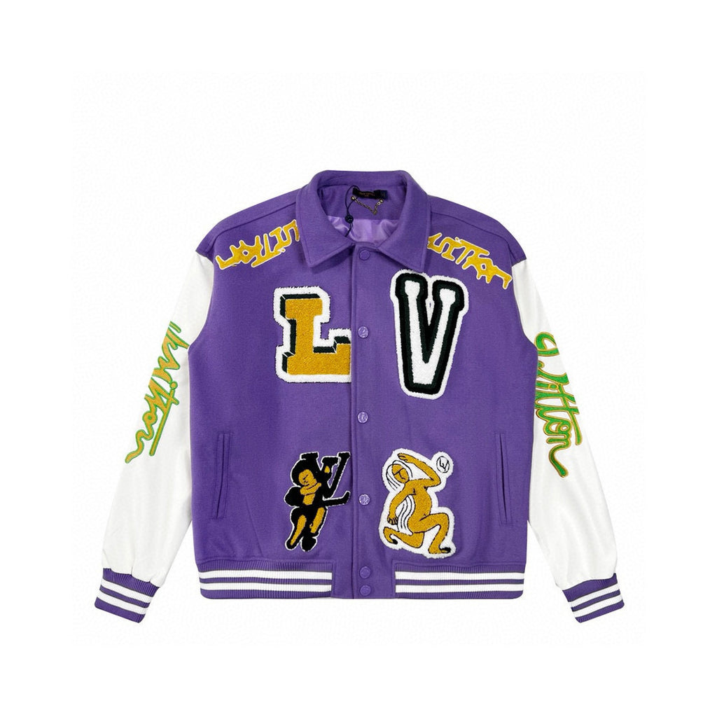 BLOUSON VARSITY LOUIS VUITTON VIOLET | L'Audace Sportive & Luxe