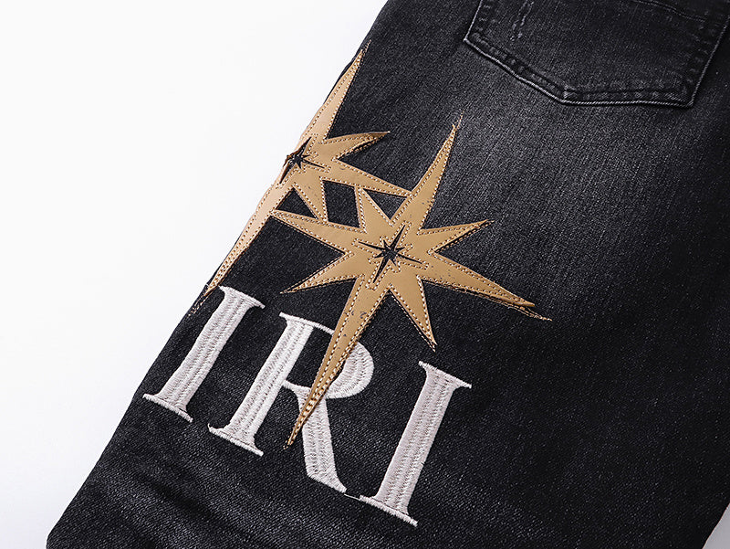 JEAN AMIRI STARBURST APPLIQUÉ | L'Éclat Noir