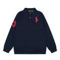 T-SHIRT POLO RALPH LAUREN MANCHES LONGUES REFINED NAVY | L'Essence du Style Intemporel