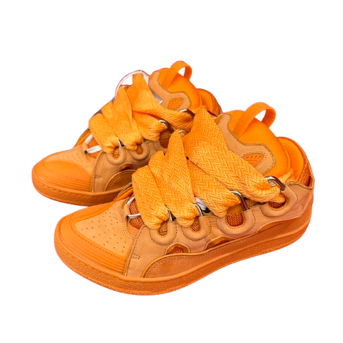 Lanvin Curb Sneakers – Édition Premium Orange