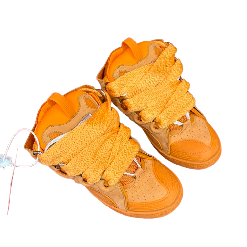 Lanvin Curb Sneakers – Édition Premium Orange